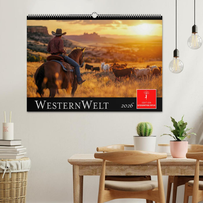Westernwelt (CALVENDO Wandkalender 2026)