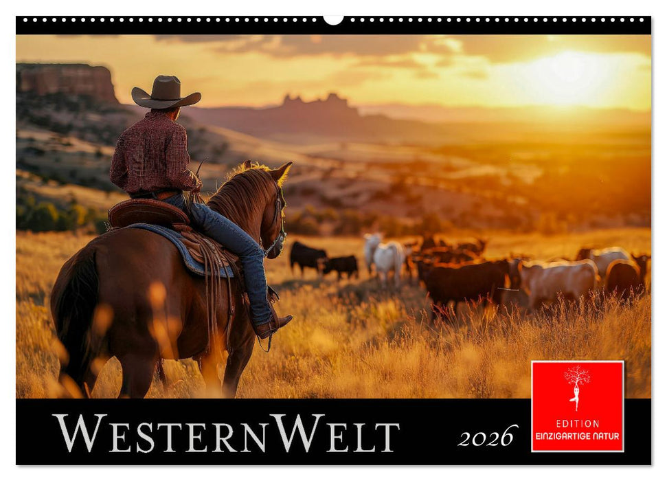 Westernwelt (CALVENDO Wandkalender 2026)