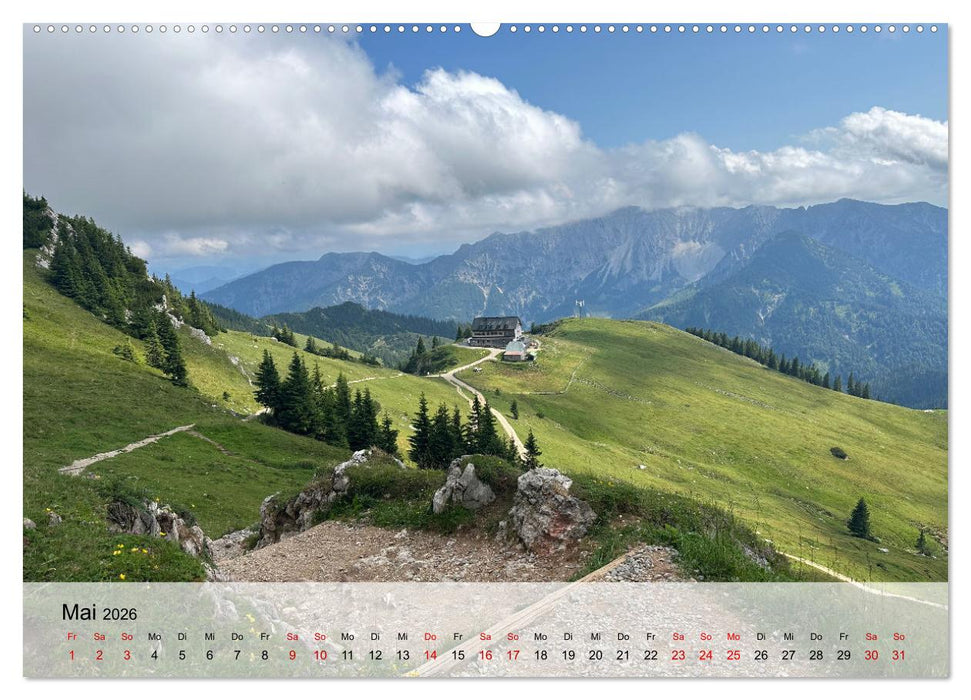 Alpenauszeit - Schöne Orte der Alpen (CALVENDO Wandkalender 2026)