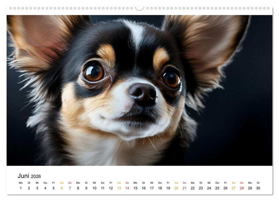 Chihuahua - kleine Energiebündel (CALVENDO Wandkalender 2026)