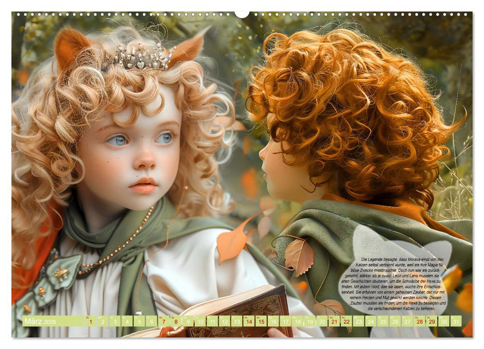 Der kleine Katzenprinz (CALVENDO Wandkalender 2026)