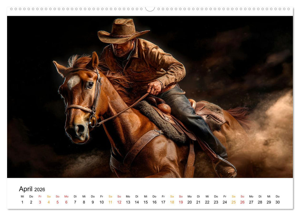Westernwelt (CALVENDO Premium Wandkalender 2026)