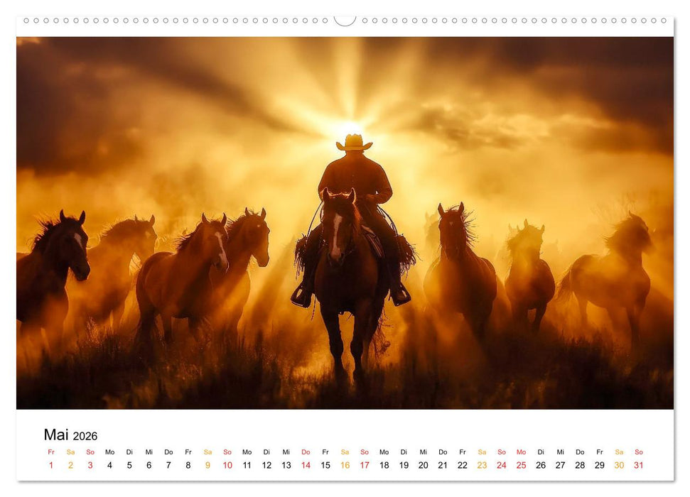 Westernwelt (CALVENDO Premium Wandkalender 2026)