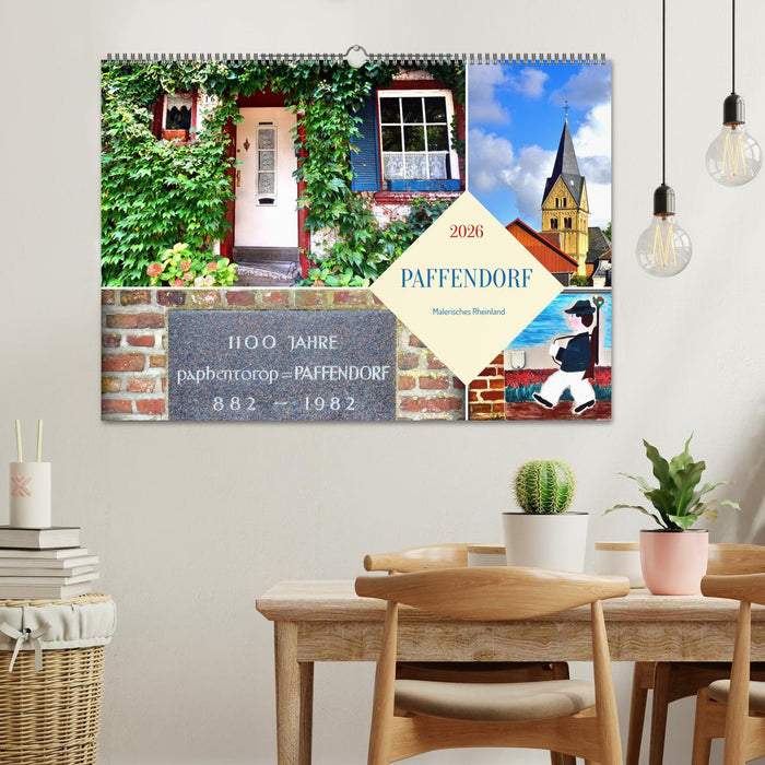 PAFFENDORF - Malerisches Rheinland (CALVENDO Wandkalender 2026)