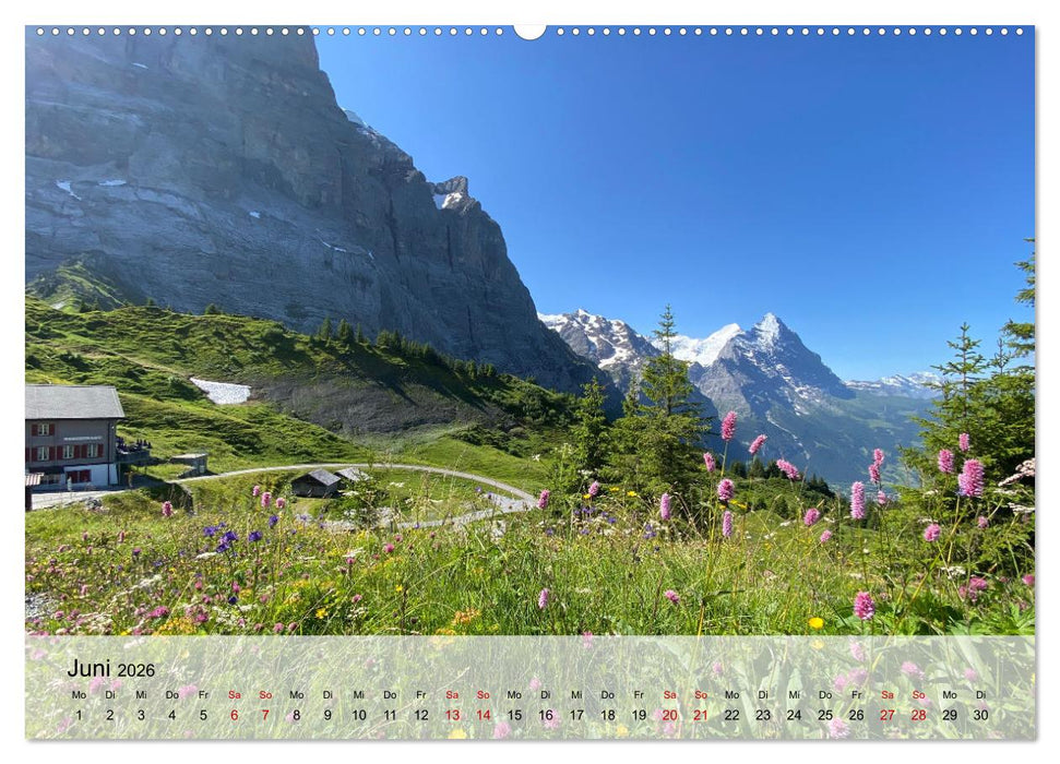 Alpenauszeit - Schöne Orte der Alpen (CALVENDO Premium Wandkalender 2026)
