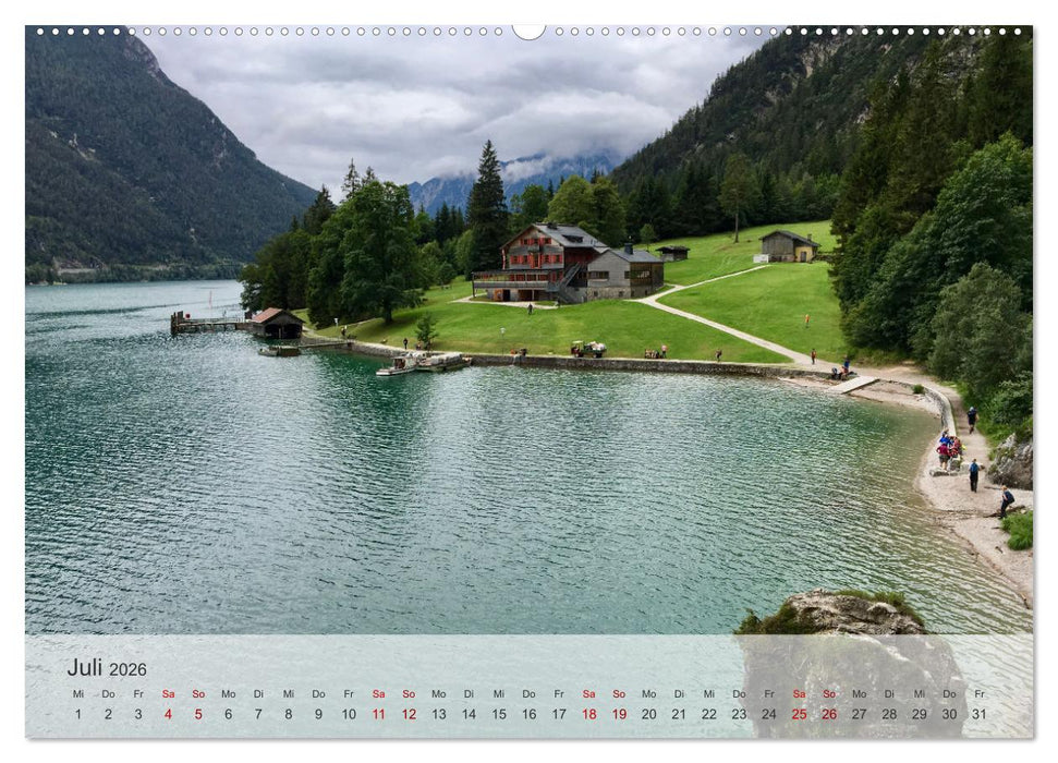 Alpenauszeit - Die Berghütten unserer Alpen (CALVENDO Premium Wandkalender 2026)