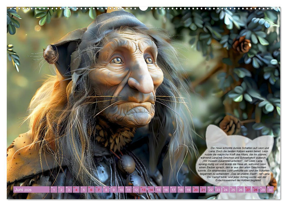 Der kleine Katzenprinz (CALVENDO Premium Wandkalender 2026)