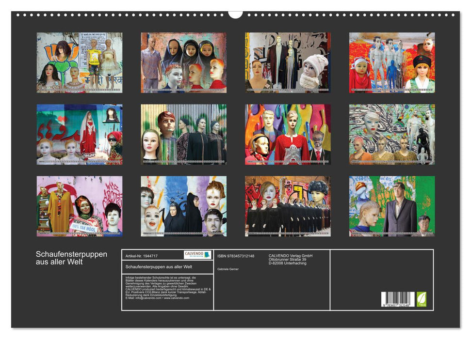 Schaufensterpuppen aus aller Welt (CALVENDO Wandkalender 2026)