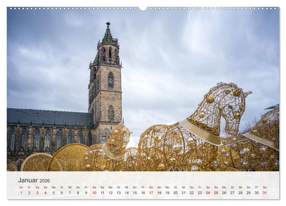 Magdeburg - Elbe, Dom ... und noch viel mehr! (CALVENDO Premium Wandkalender 2026)