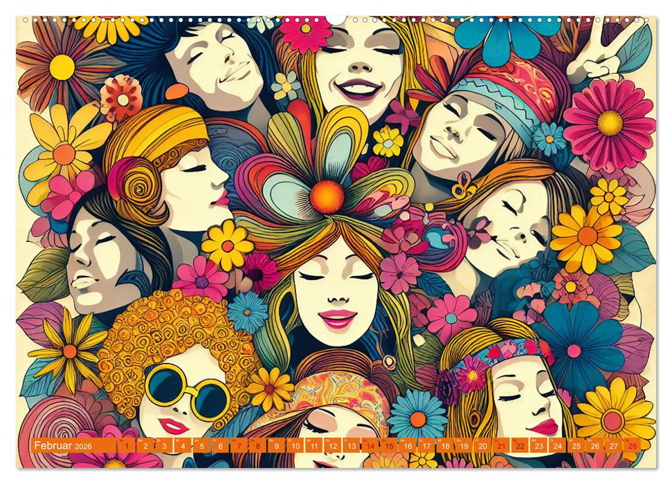 Psychodelic Art (CALVENDO Wandkalender 2026)