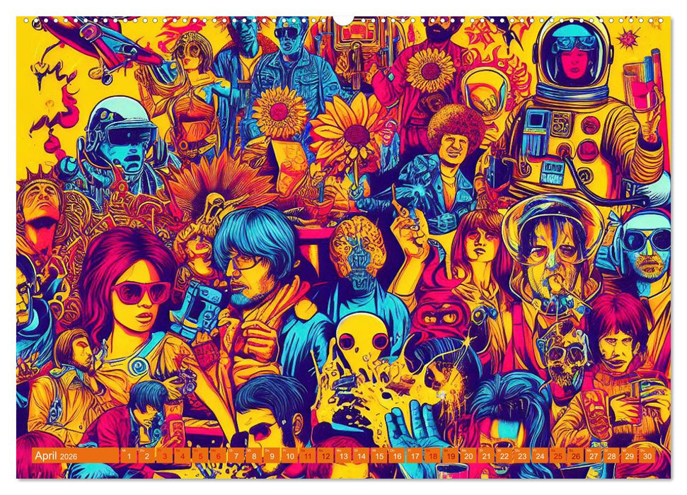 Psychodelic Art (CALVENDO Wandkalender 2026)