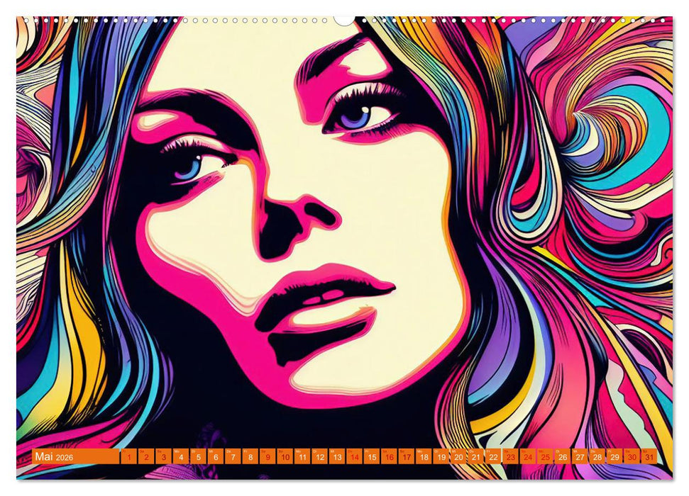 Psychodelic Art (CALVENDO Wandkalender 2026)