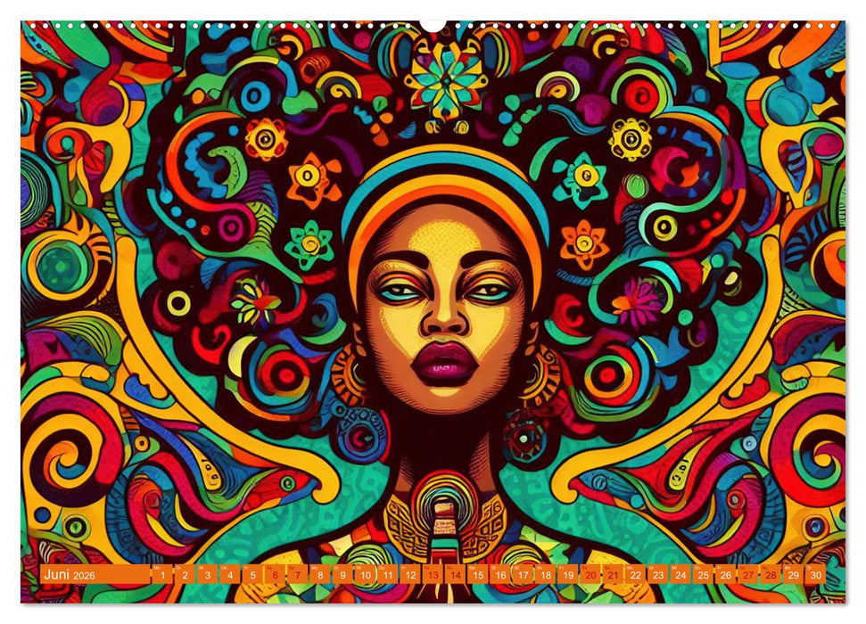 Psychodelic Art (CALVENDO Wandkalender 2026)