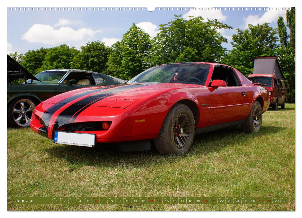 Damals war's - Sportwagen der sechziger bis achtziger Jahre (CALVENDO Premium Wandkalender 2026)