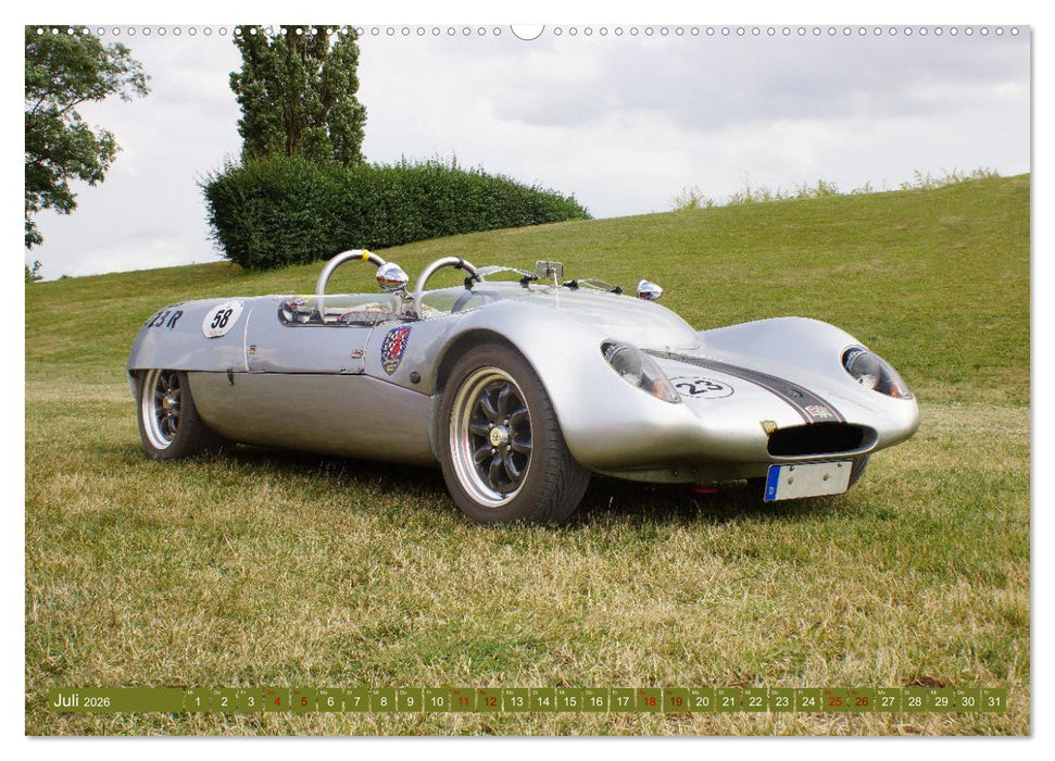 Damals war's - Sportwagen der sechziger bis achtziger Jahre (CALVENDO Premium Wandkalender 2026)