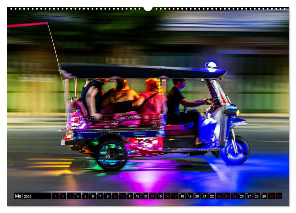 Bangkok - pulsierende Hauptstadt Thailands (CALVENDO Wandkalender 2026)
