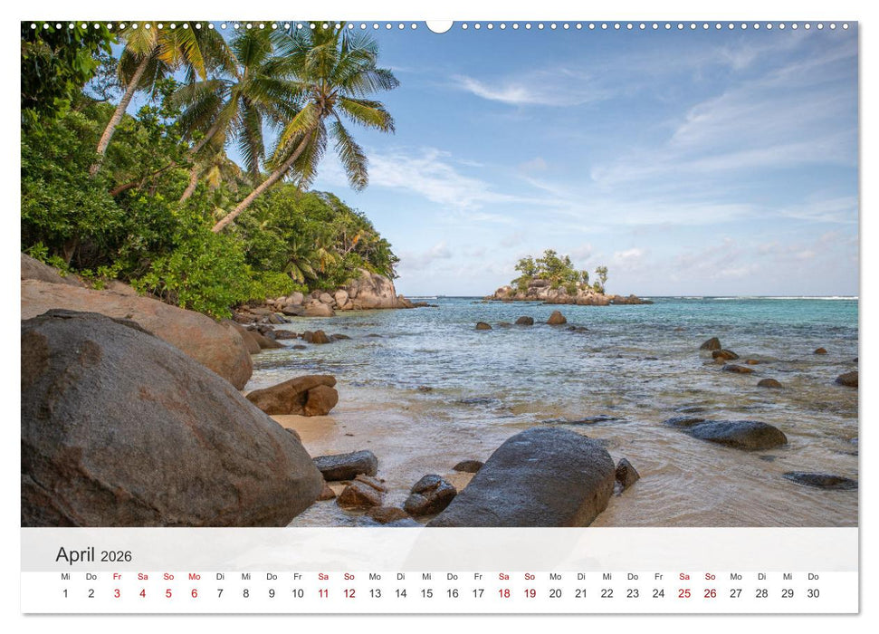 Seychellen - Trauminseln im Indischen Ozean (CALVENDO Wandkalender 2026)