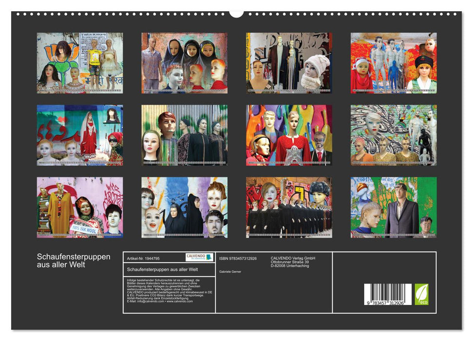 Schaufensterpuppen aus aller Welt (CALVENDO Premium Wandkalender 2026)