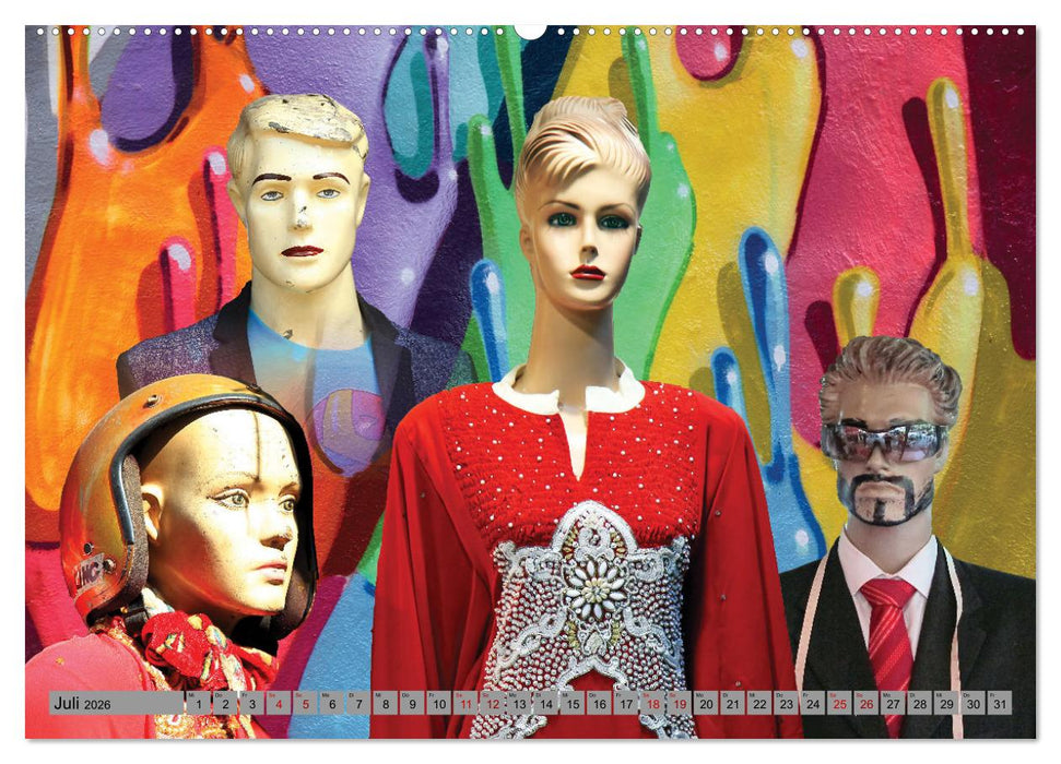 Schaufensterpuppen aus aller Welt (CALVENDO Premium Wandkalender 2026)