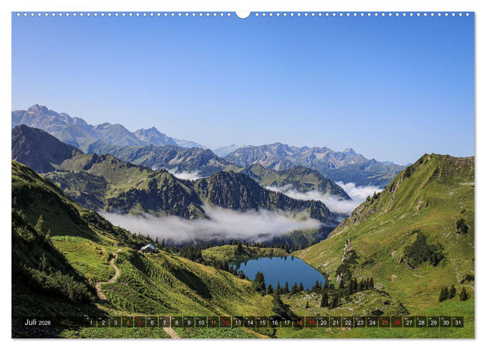 Naturparadies Allgäu - Von Oberstdorf bis Füssen (CALVENDO Premium Wandkalender 2026)