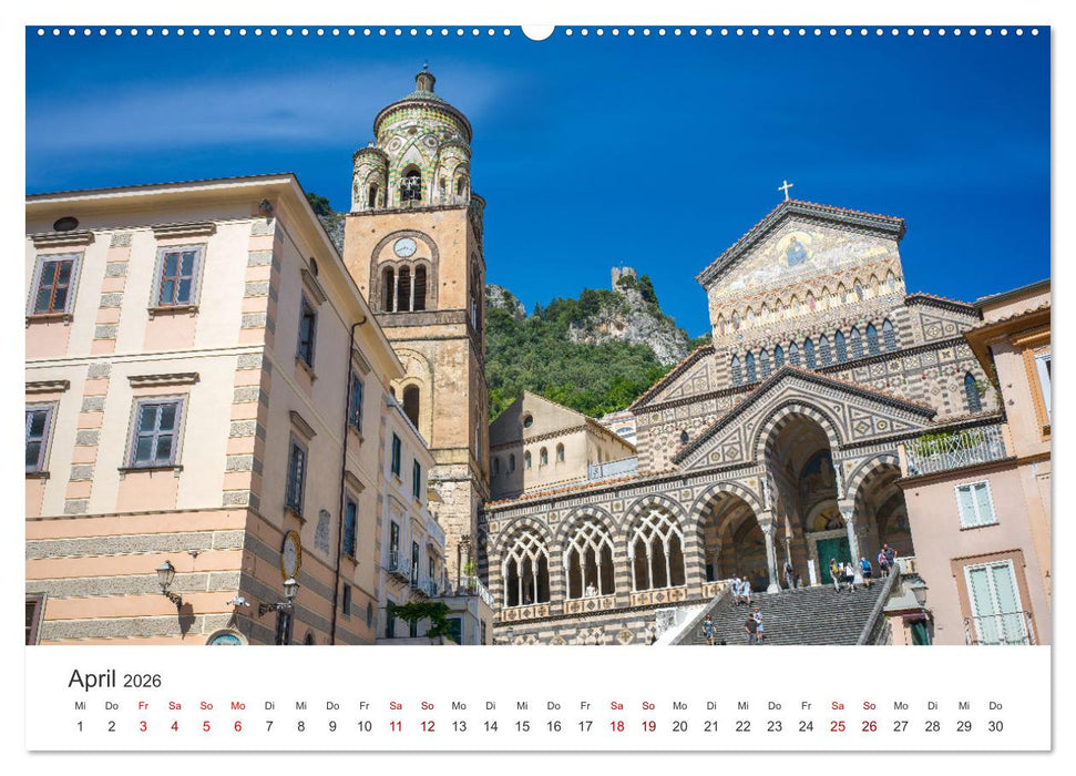 Malerische Amalfiküste (CALVENDO Wandkalender 2026)