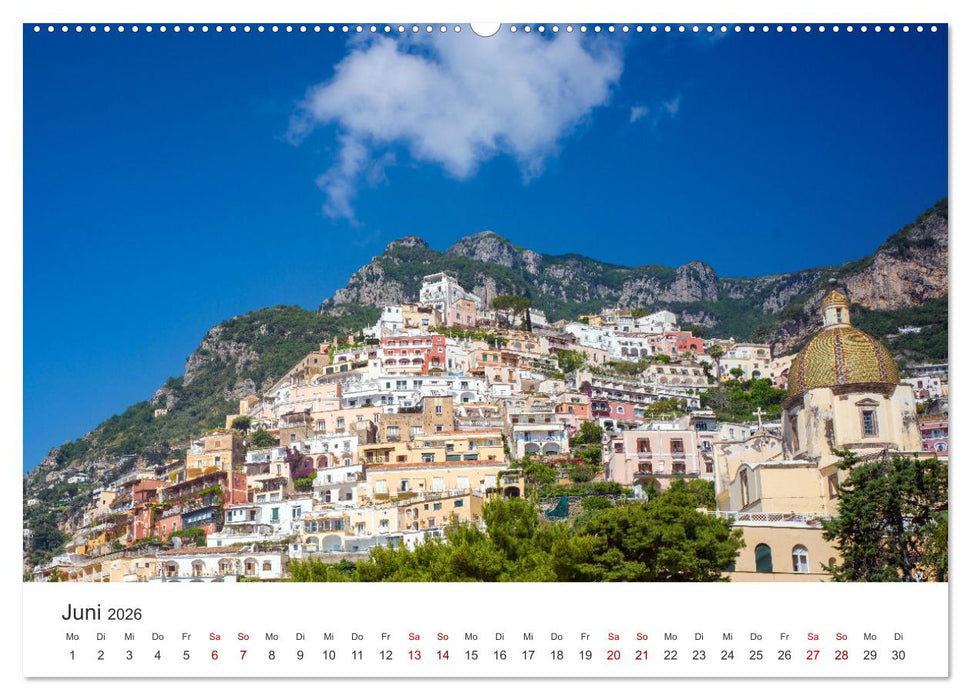 Malerische Amalfiküste (CALVENDO Wandkalender 2026)