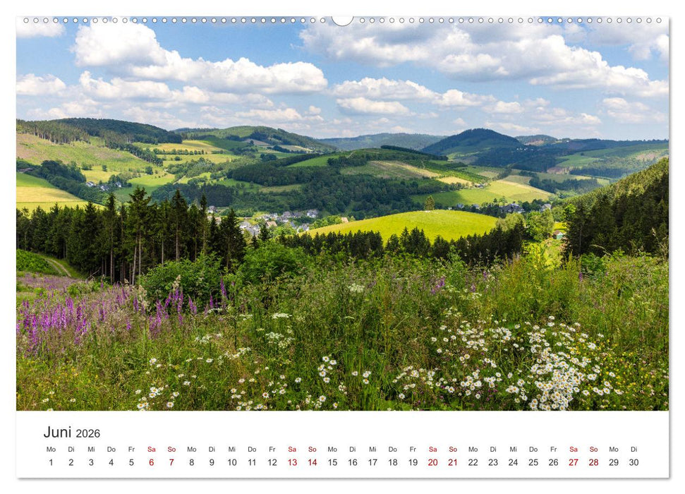 Sauerland - hier muss man mal gewesen sein (CALVENDO Wandkalender 2026)
