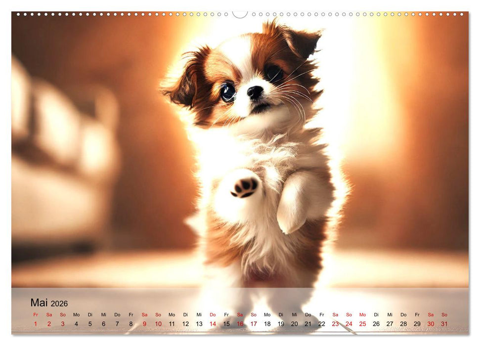 Chihuahua-Welpen – Kleine Wunder (CALVENDO Wandkalender 2026)