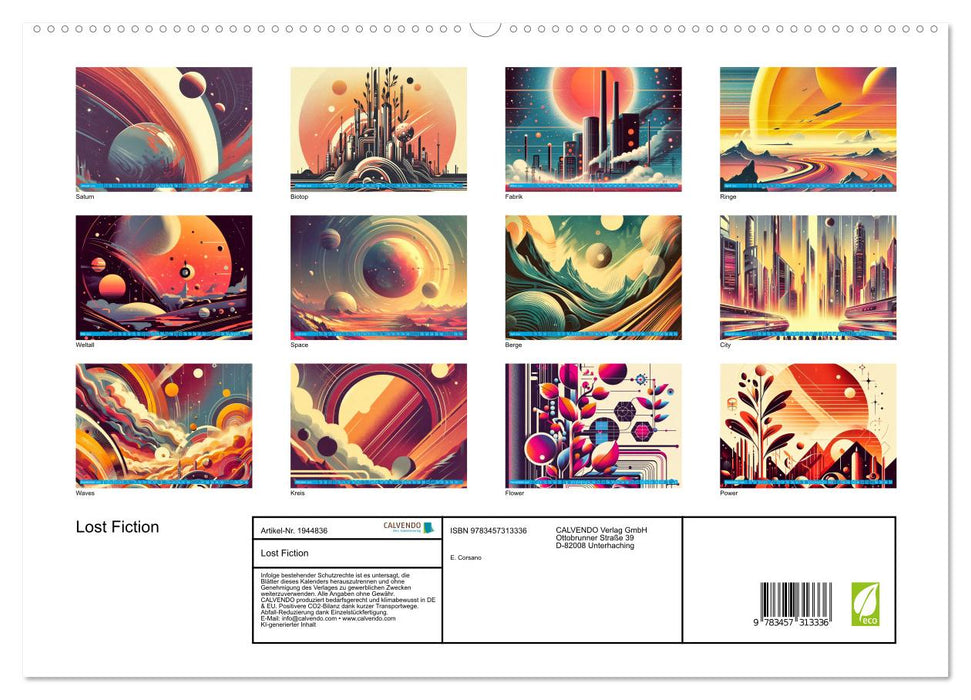 Lost Fiction (CALVENDO Premium Wandkalender 2026)