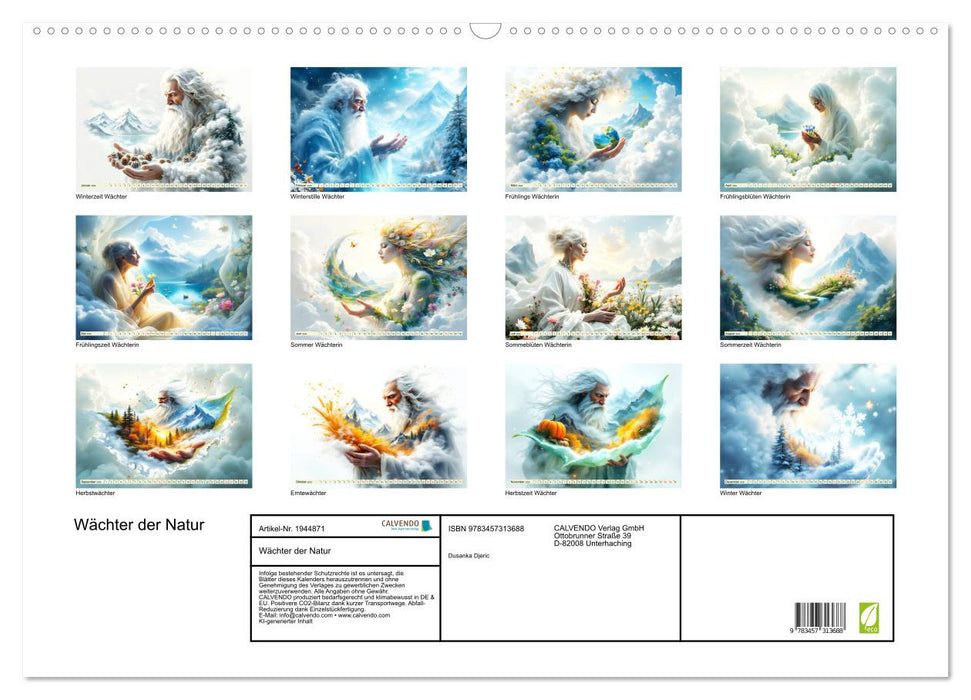 Wächter der Natur (CALVENDO Wandkalender 2026)