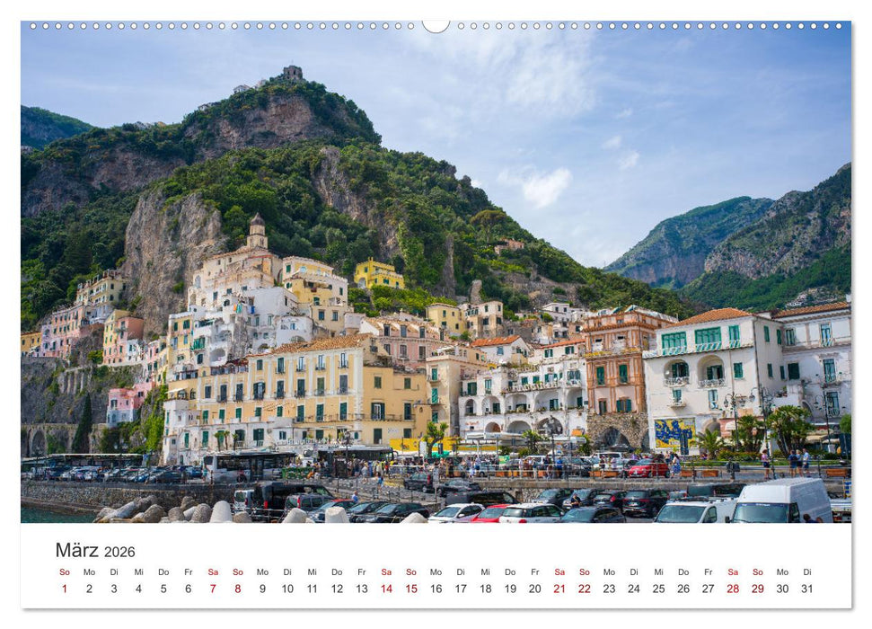 Malerische Amalfiküste (CALVENDO Premium Wandkalender 2026)