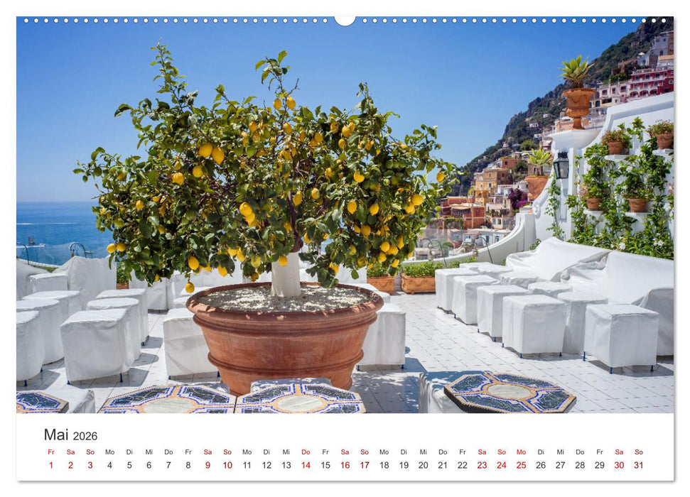Malerische Amalfiküste (CALVENDO Premium Wandkalender 2026)