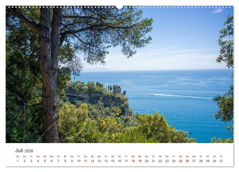Malerische Amalfiküste (CALVENDO Premium Wandkalender 2026)