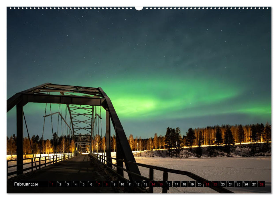 AURORA BOREALIS tanzt (CALVENDO Wandkalender 2026)