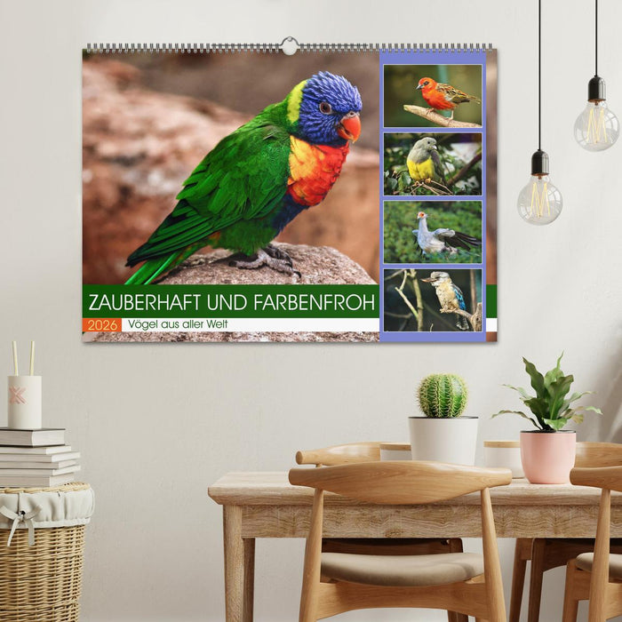 Zauberhaft und farbenfroh (CALVENDO Wandkalender 2026)