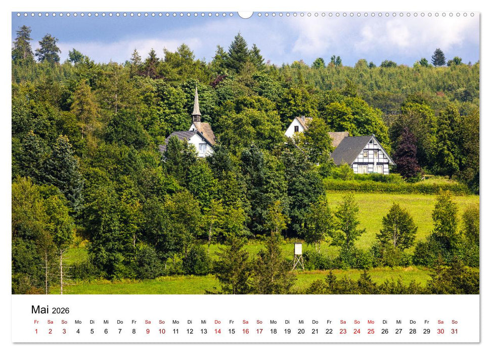 Westfeld-Ohlenbach im Wechsel der Jahreszeiten (CALVENDO Premium Wandkalender 2026)