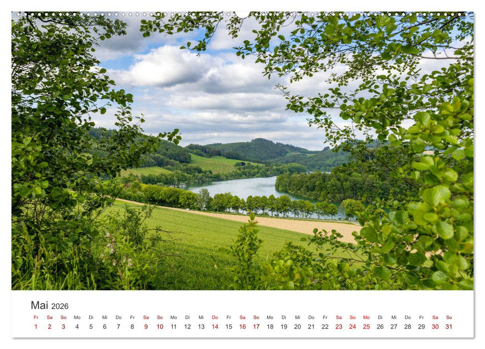 Sauerland - hier muss man mal gewesen sein (CALVENDO Premium Wandkalender 2026)