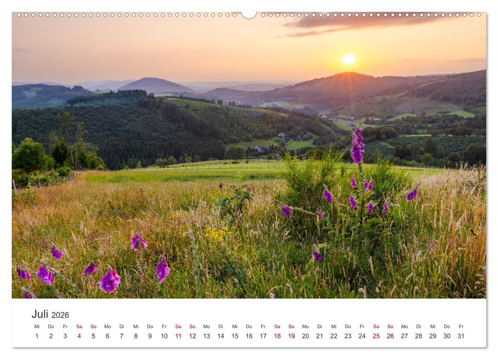 Sauerland - hier muss man mal gewesen sein (CALVENDO Premium Wandkalender 2026)