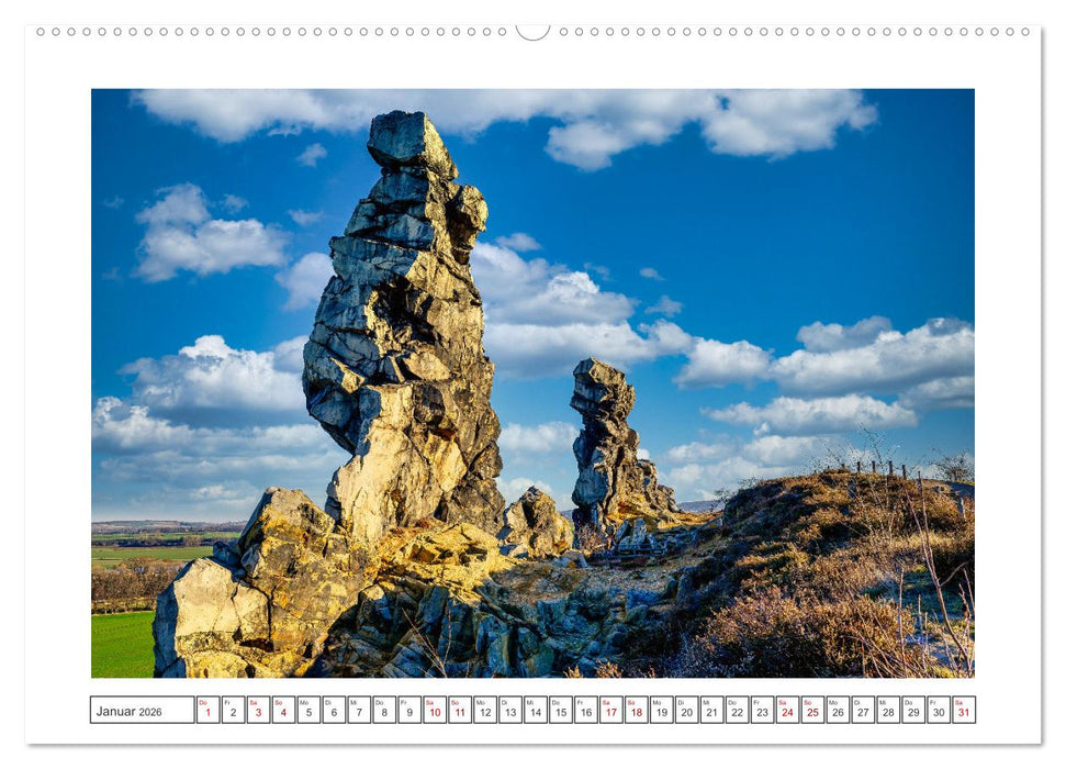 Fotospots in Deutschland (CALVENDO Premium Wandkalender 2026)