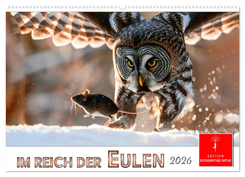 Im Reich der Eulen (CALVENDO Wandkalender 2026)