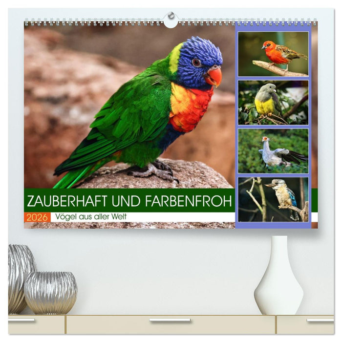 Zauberhaft und farbenfroh (CALVENDO Premium Wandkalender 2026)