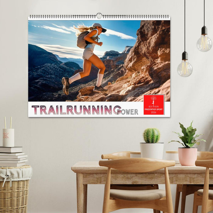 Trailrunning Power (CALVENDO Wandkalender 2026)