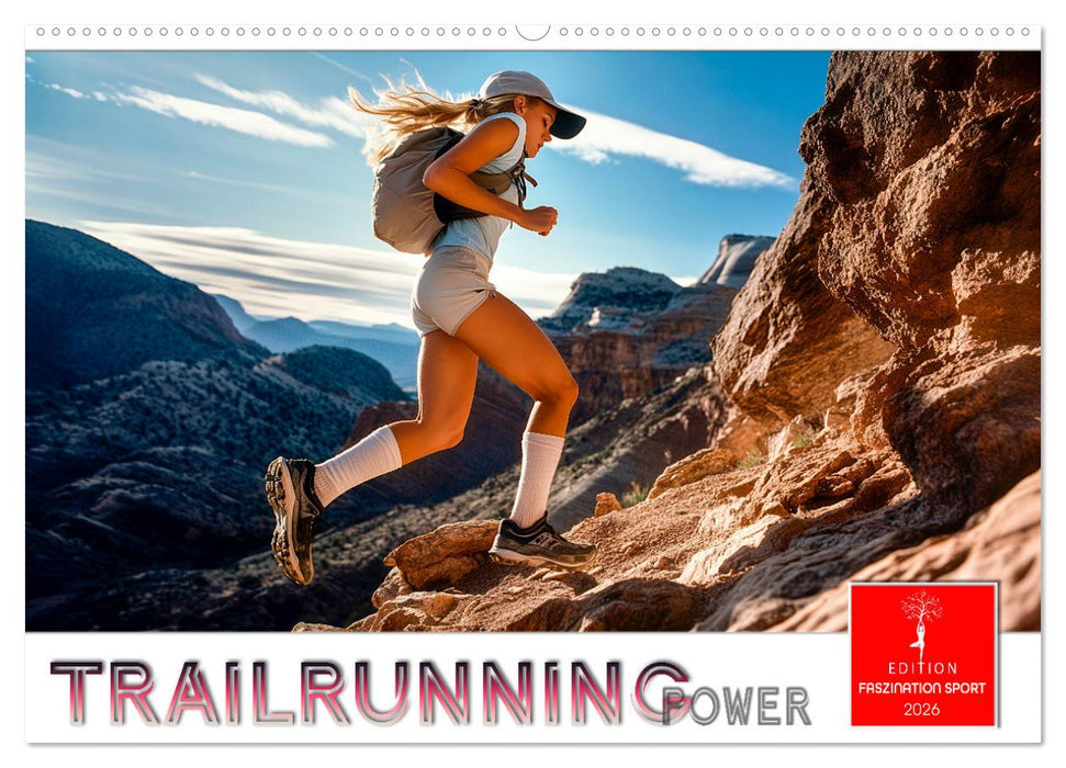 Trailrunning Power (CALVENDO Wandkalender 2026)