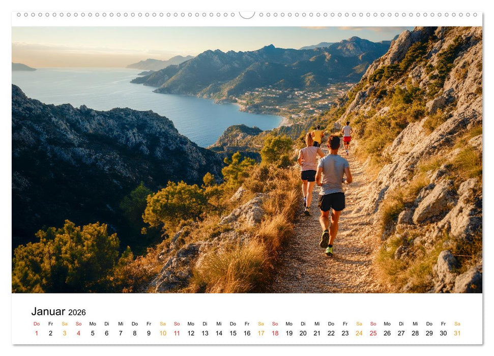 Trailrunning Power (CALVENDO Wandkalender 2026)
