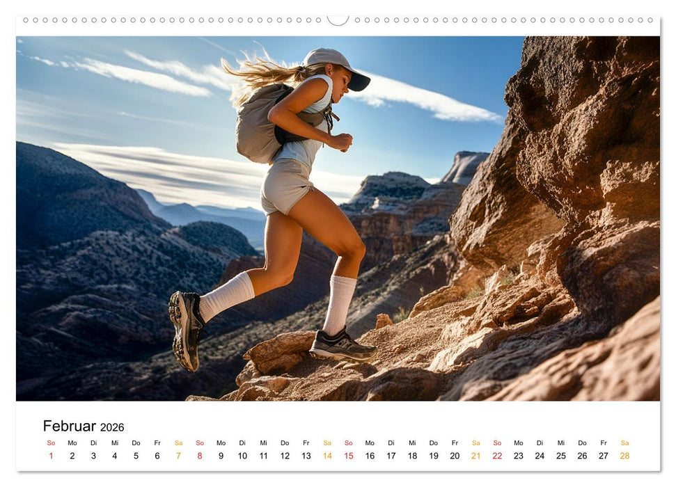 Trailrunning Power (CALVENDO Wandkalender 2026)