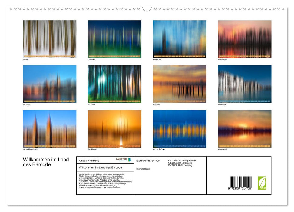 Willkommen im Land des Barcode (CALVENDO Premium Wandkalender 2026)