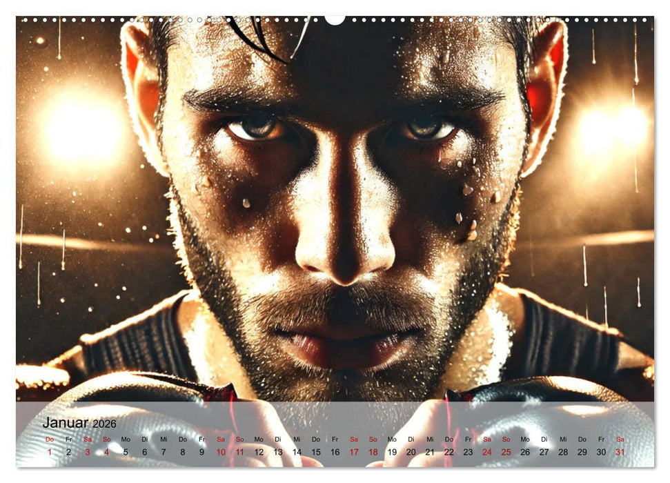 MMA Germany - Mixed Martial Arts Power (CALVENDO Wandkalender 2026)