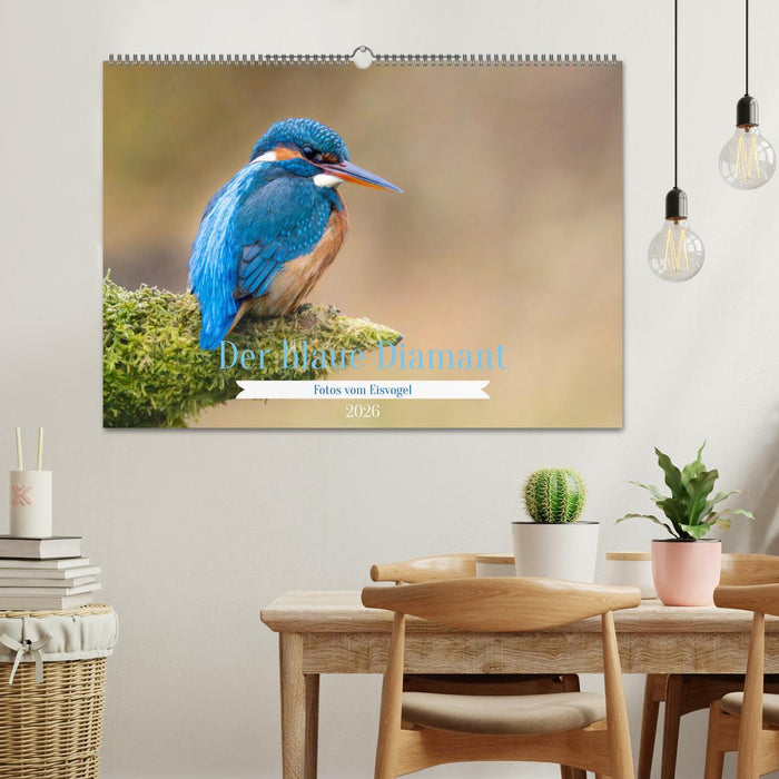 Der blaue Diamant - Fotos vom Eisvogel (CALVENDO Wandkalender 2026)