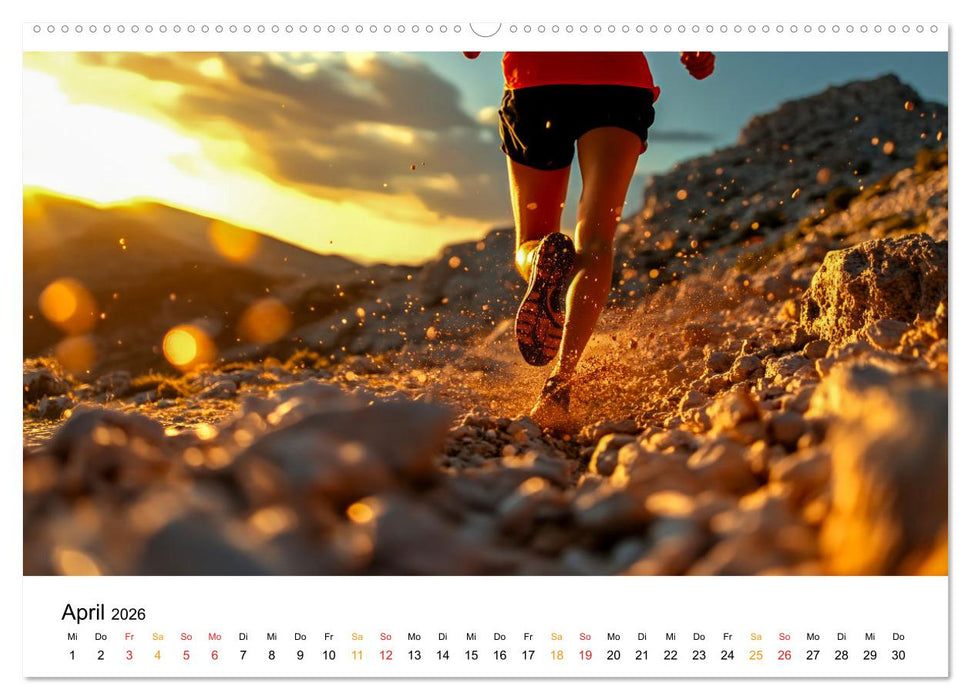 Trailrunning Power (CALVENDO Premium Wandkalender 2026)