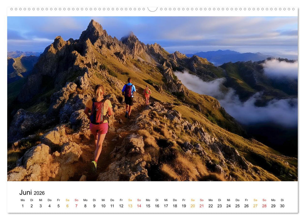 Trailrunning Power (CALVENDO Premium Wandkalender 2026)